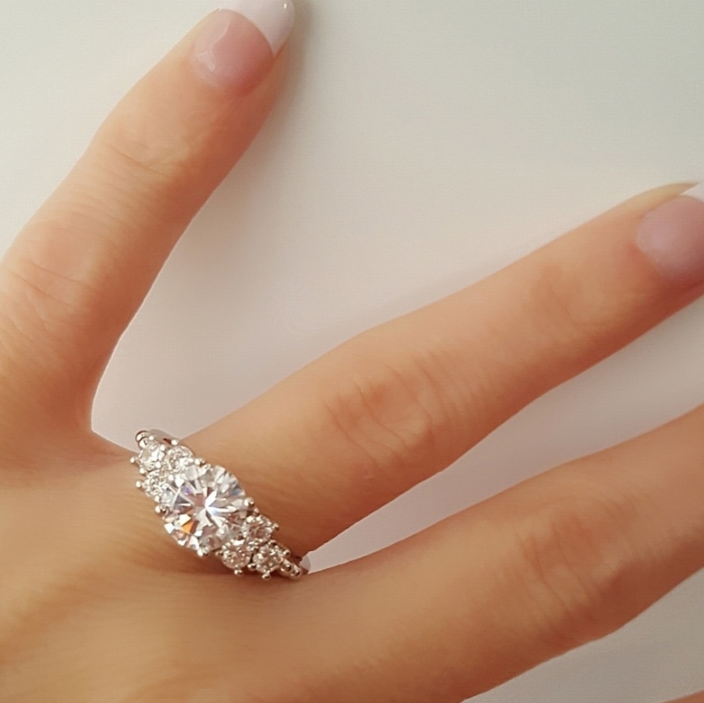 Beautiful Silver Wedding | Engagement Ring